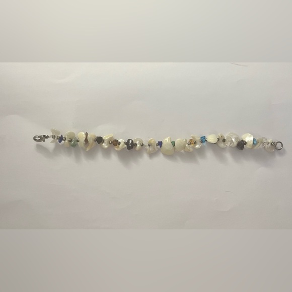 Shell gemstone bracelet size 7 1/2 jewelry - Picture 15 of 16